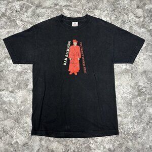 Vintage Bad Religion T-shirt The Empire Strikes First Shirt L Y2K Punk Rock